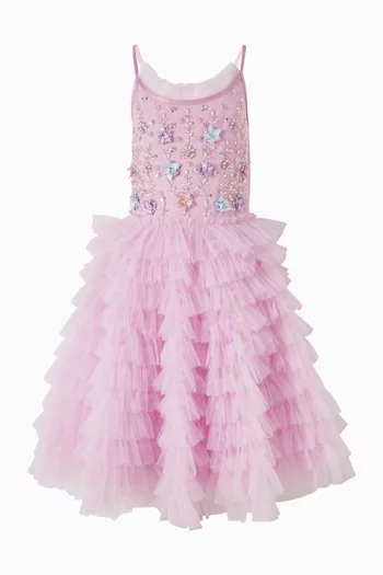 Ocean Orchard Tutu Dress in Tulle