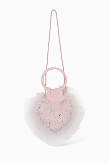 Ruffled Heart Bag