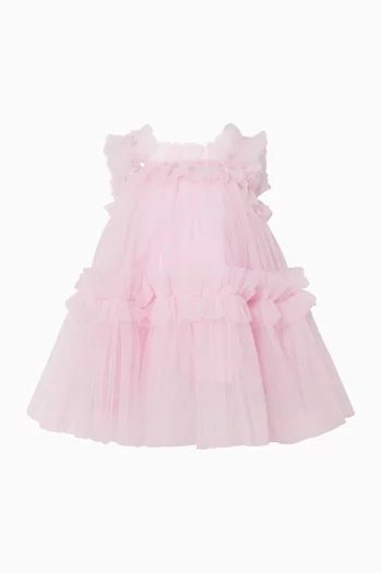Ruffled Dress in Tulle