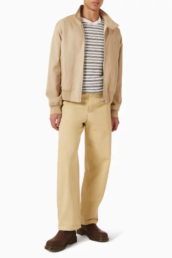 تي شيرت راي مخطط كتان