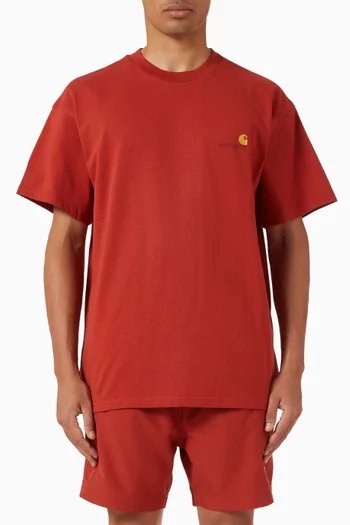 American Script T-shirt in Cotton