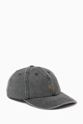Bouquet Heavy Washed Cap in Cotton