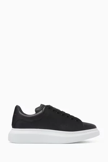 Oversized Sneakers in Calf Leather