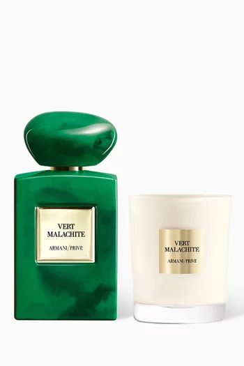 Vert Malachite Fragrance & Candle Set