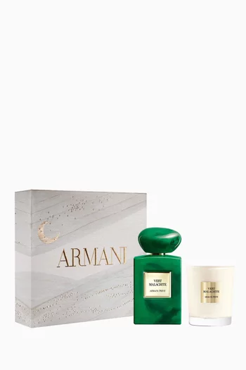Vert Malachite Fragrance & Candle Set