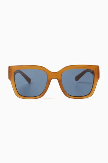 Miller Square Sunglasses in Acetate