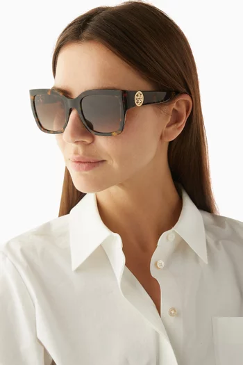 Square Sunglasses in Acetate