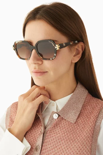 Square Sunglasses in Acetate