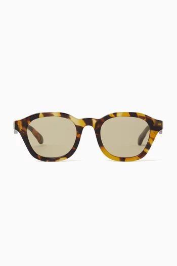 Round Sunglasses in Acetate