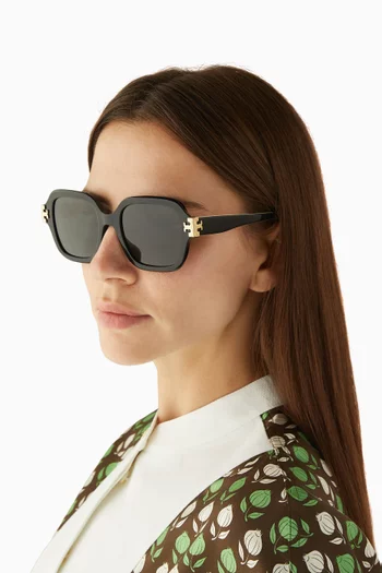 Square Sunglasses in Acetate