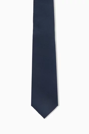 GG Tie in Silk-cotton