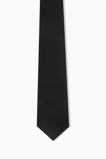 GG Tie in Silk-cotton