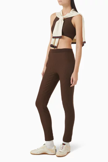 Jacquard Leggings in GG Jersey