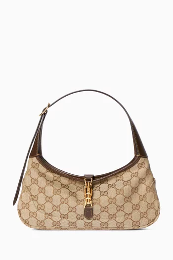 Small Jackie Slim Shoulder Bag in Canvas