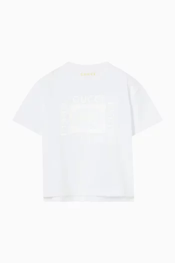 Graphic Logo-Print T-shirt in Cotton