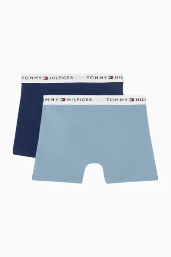 Signature Logo Waistband Boxer Briefs, Set of 2