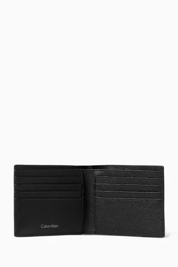 Emblem Billfold Wallet in Leather