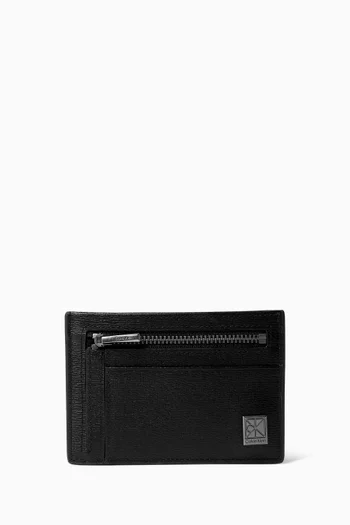 Emblem Logo Cardholder in Leather