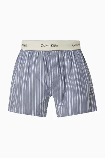 Logo Striped Boxers