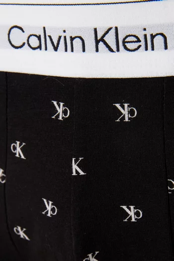 Low Rise Trunks in Icon Cotton Stretch, Set of 3