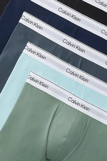 Boxer Briefs in Stretch Cotton, Set of 5