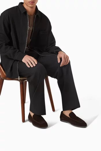 Taylor Apron Hybrid Loafers in Suede