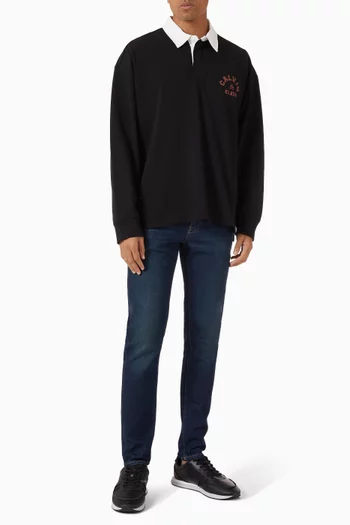 Slim Tapered Jeans in Denim