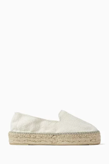 حذاء إسبادريل بنعل مزدوج قطن معاد تدويره