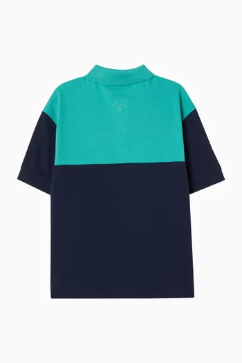 تي شيرت بولو بشعار الماركة قطن