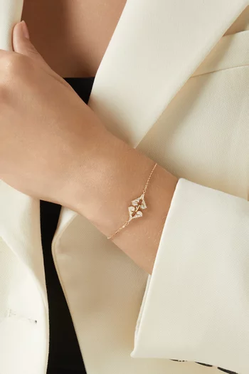 سوار لايس أرابيسك ذهب أصفر عيار 18