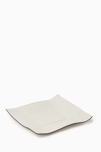 Small Jack Valet Square Tray in Leather