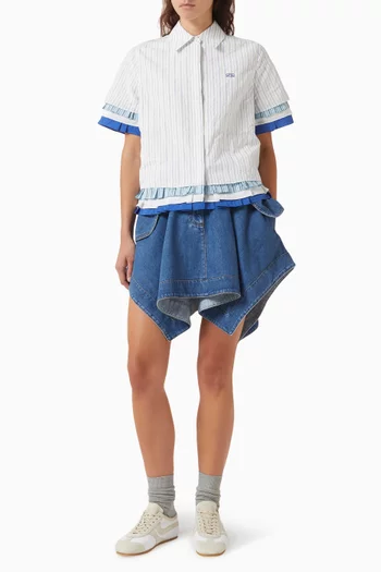 قميص متعدد الطبقات قطن معالج