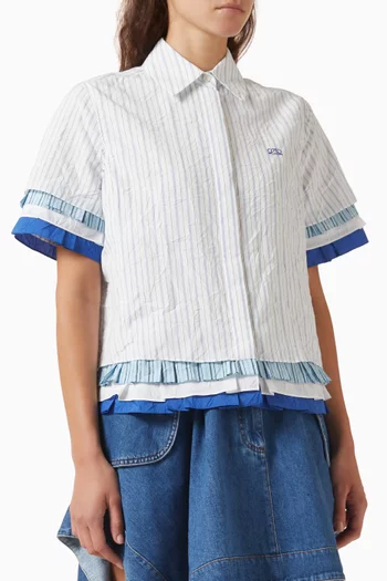 قميص متعدد الطبقات قطن معالج