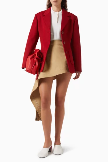 سترة بولو مطرزة بشعار الماركة كشمير حرير