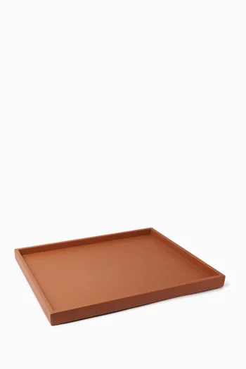 Large Osvaldo Tray in Leather