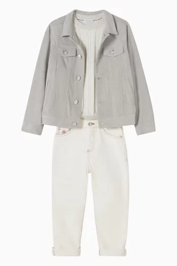 Four-pocket Jacket in Suede