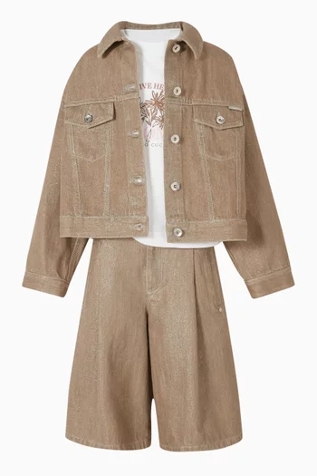 Four-Pocket Jacket in Denim