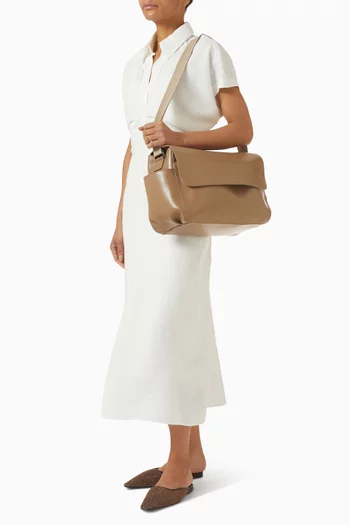 حقيبة مستلزمات أطفال بيرني جلد