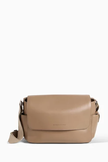 حقيبة مستلزمات أطفال بيرني جلد