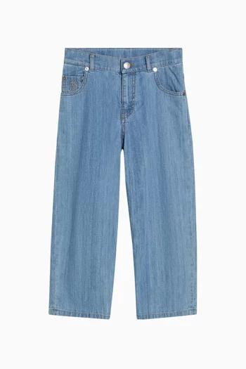 Baggy Trousers in Denim