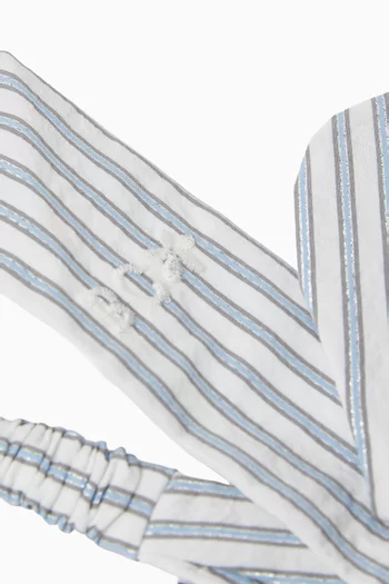 Striped Headband in Cotton