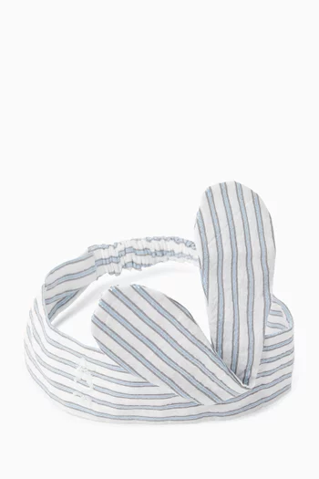Striped Headband in Cotton