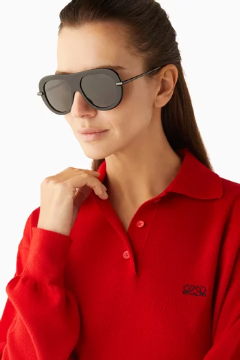 نظارة شمسية شيلد بإطار بايلوت