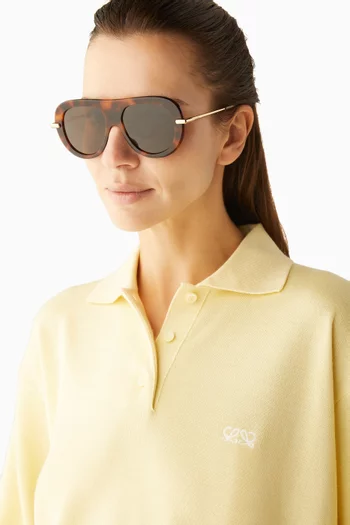 نظارة شمسية بايلوت بإطار رفيع