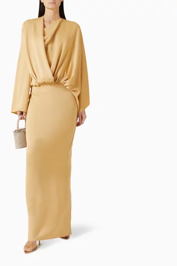 Monument Dress in Silk Blend