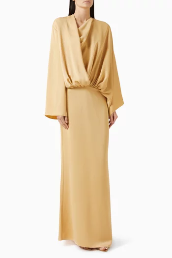 Monument Dress in Silk Blend