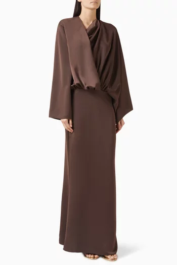 Monument Dress in Silk Blend