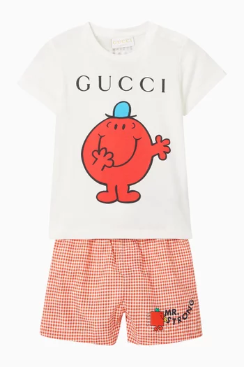 Printed Swim Shorts in Nylon