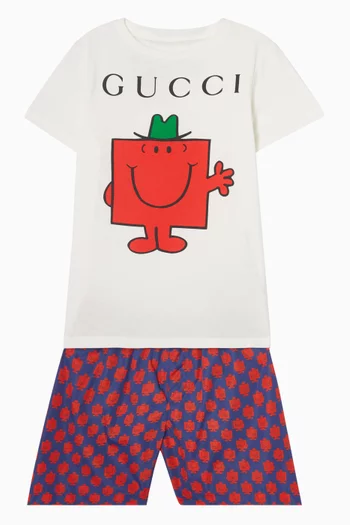 شورت سباحة بطبعة نايلون