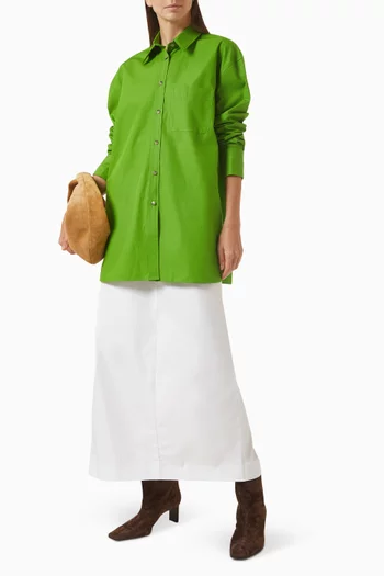 قميص نيوتن قطن بوبلين عضوي